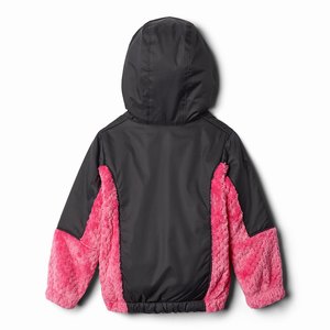 Columbia Fire Side™ Sherpa Hybrid Full-Zip Flickor Rosa/Svarta (BSHJW2765)